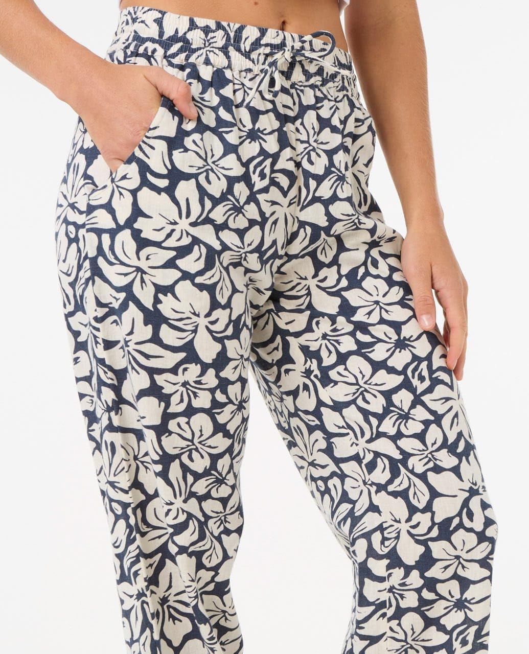 Rip Curl Las Dalias Women's Wide-Leg Pants - Flowy Summer Beachwear Trousers