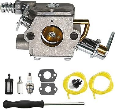 309360001 309360002 Carburetor Carb Replcement for Ryobi RY10518 RY10519A RY10520 RY10521A Replcement for Homelite UT10519 UT10522 UT10526 46cc Chainsaw Replcement for ZAMA C1M-H58 C1M-H58A