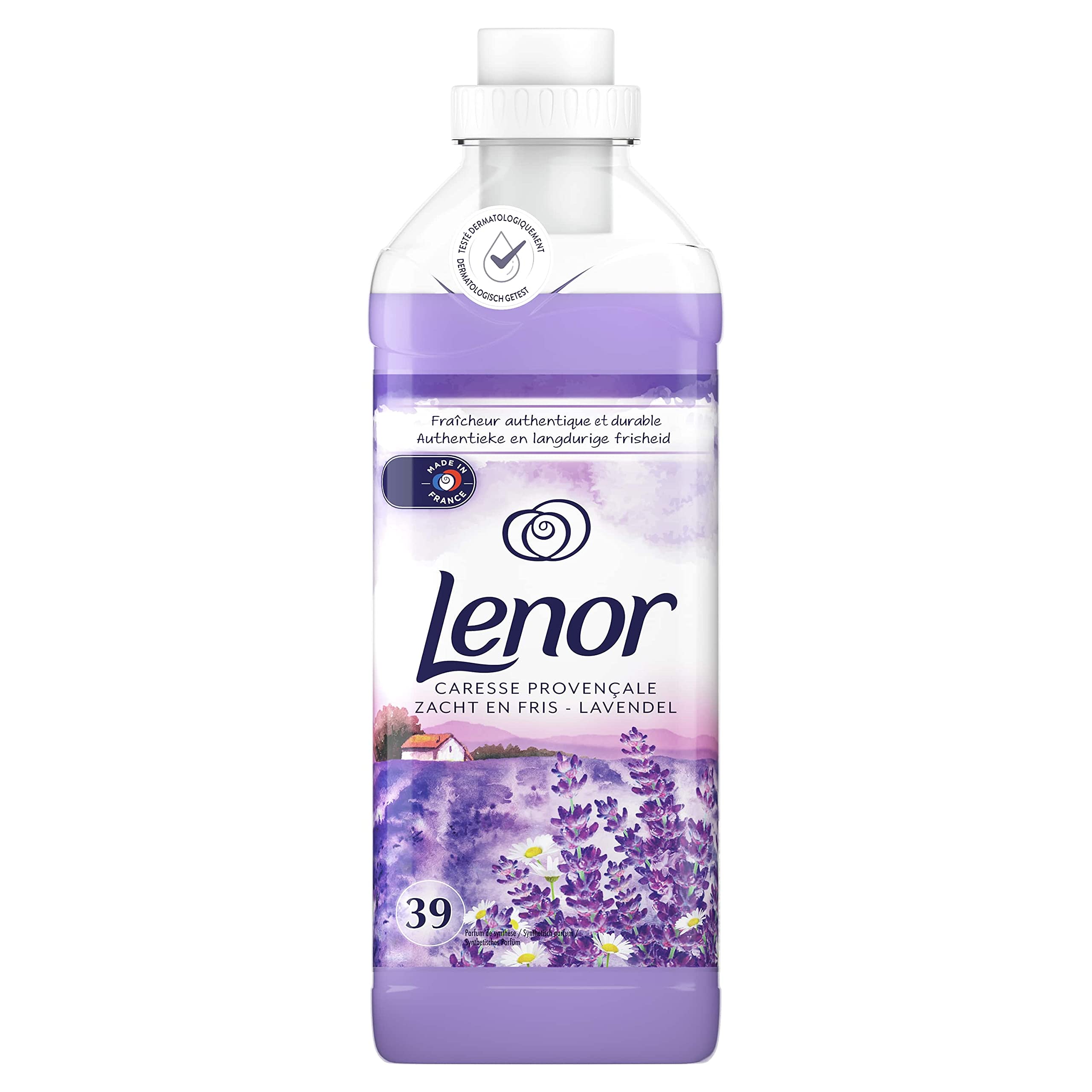 Lenor Caresse Provençale Adoucissant, 468 Lavages (897ml x 12), Pour Une Fraîcheur Et Une Douceur Durables
