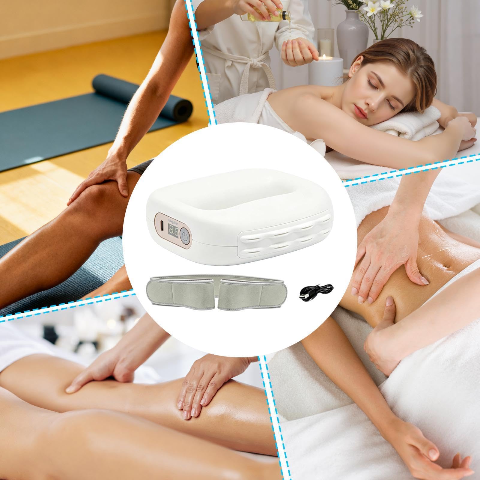 Masażer powięzi 8 Trybów Wibracji, Regulowane Elektryczne Ergonomiczne