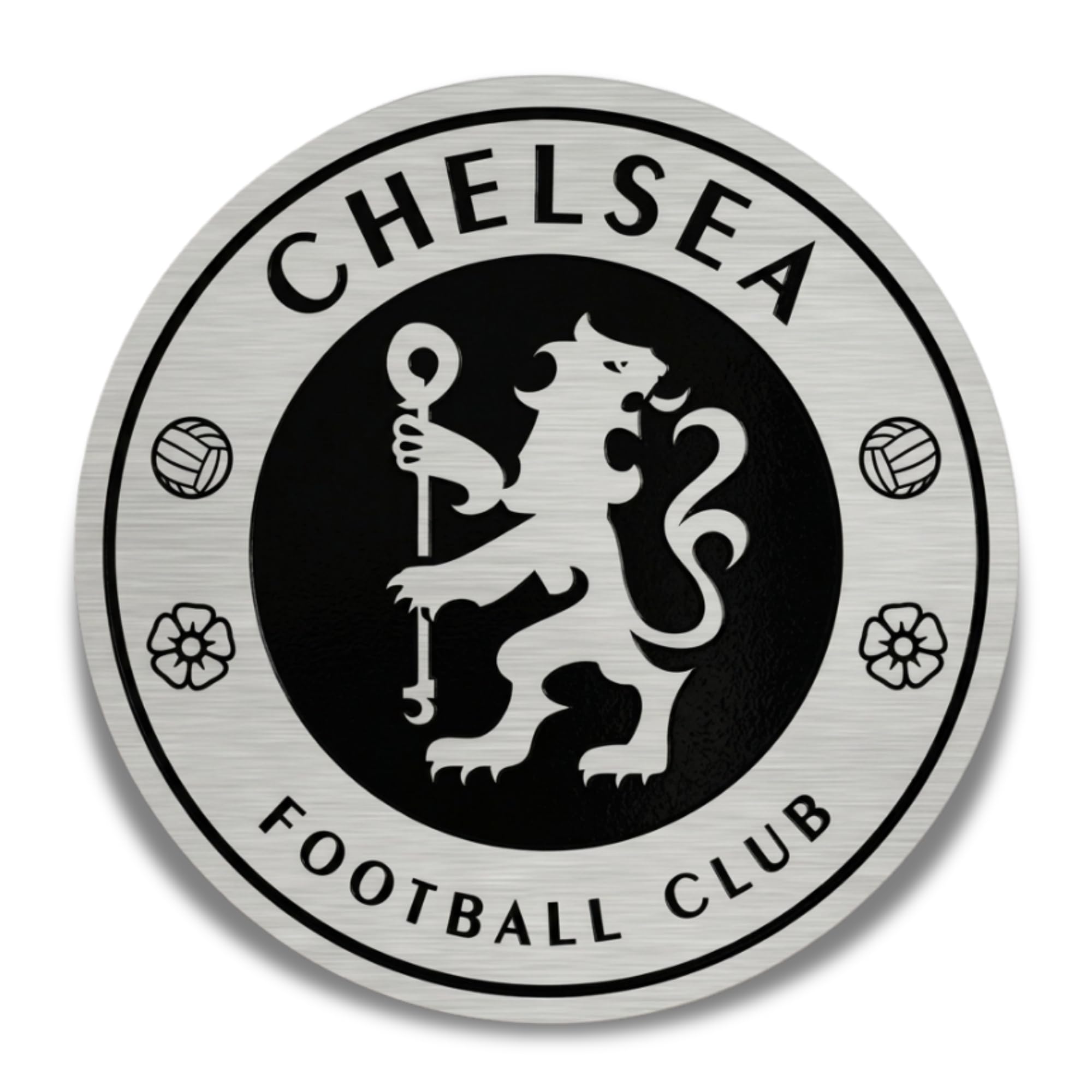 fan decor Chelsea FC Aluminium Wall Plaque - Officially Licensed