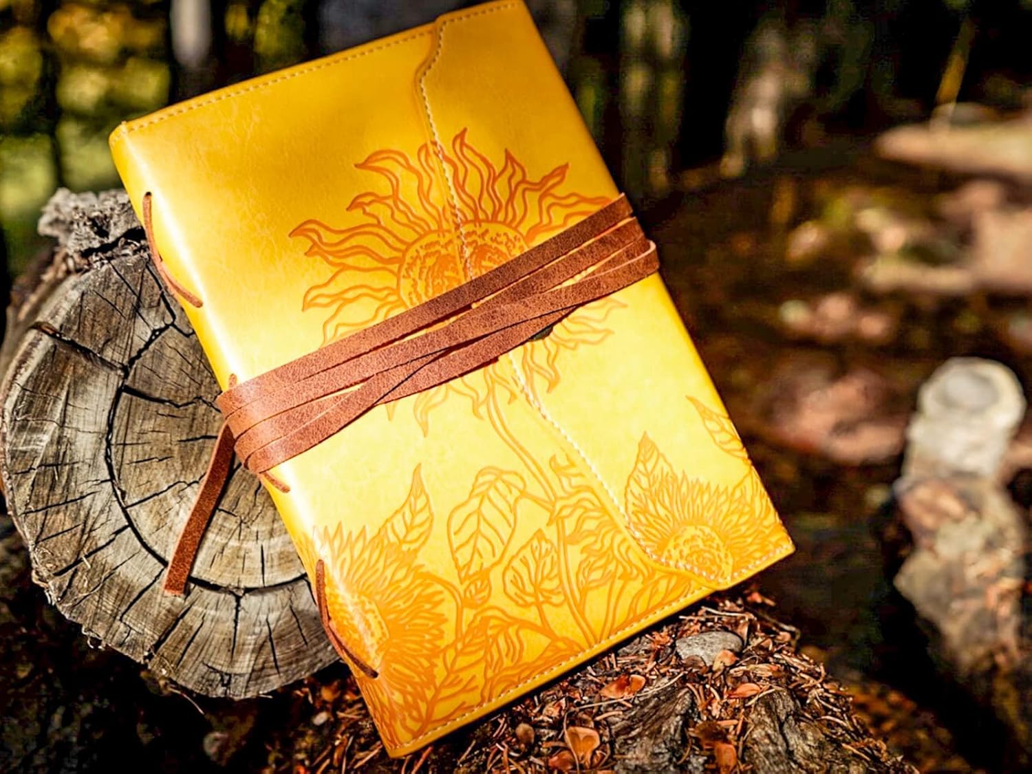 Exclusive Discount 50% Price Writing Journal for Women And Men - Beautiful Journals to Write in - Faux Leather Bound Diary (5.5''x8.1'') - Lined Writers Notebook - Sunflower Gifts for Women -Vintage Journal Gift for Teachers One-Day Sale: Up to 80% Off Writing Journal for Women And Men - Beautiful Journals to Write in - Faux Leather Bound Diary (5.5''x8.1'') - Lined Writers Notebook - Sunflower Gifts for Women -Vintage Journal Gift for Teachers