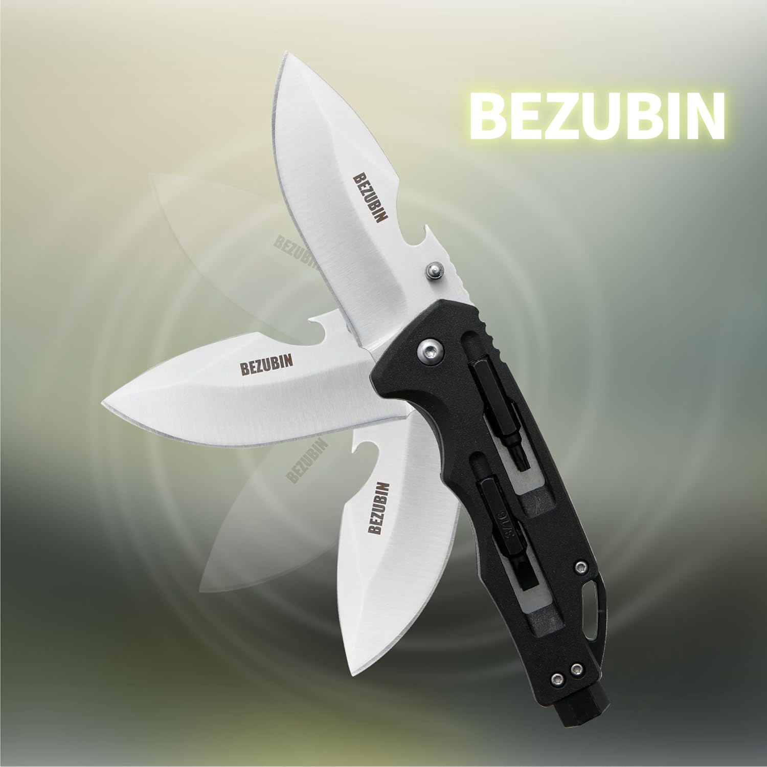 Folding Pocket Knife 3Cr13 Blade EDC Folding Knife with Thumb Stud