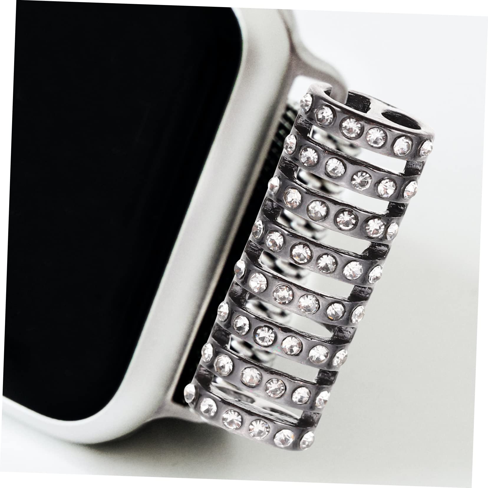 jojofuny 50 Pcs Bracelet Connecteur Alliage Montre Connecteur Strass Accessoires Strass Bracelet Connexion Montre Fournir Remplaçable Adaptateur Décor Fournir Délicat