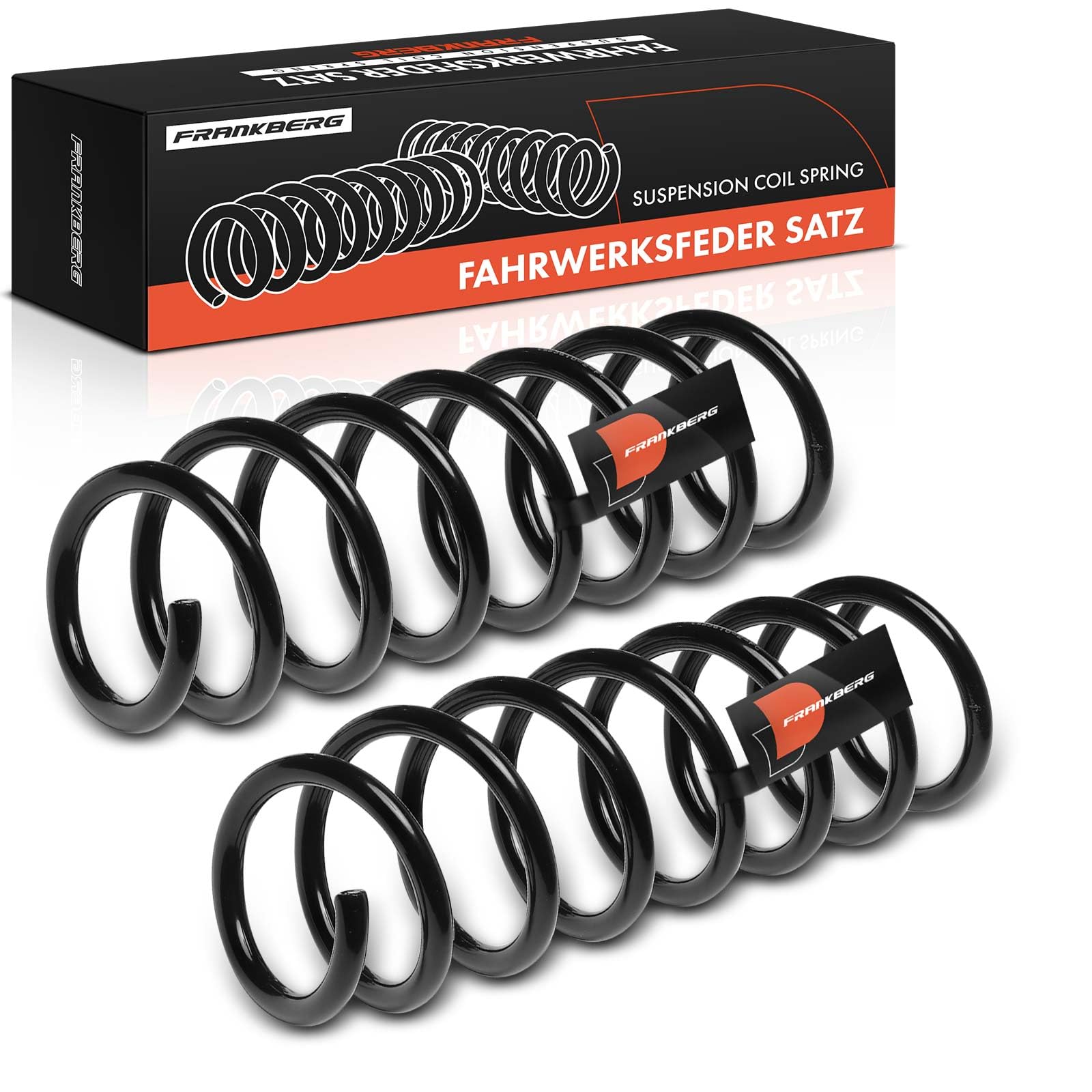 Frankberg 2 ressorts de suspension, essieu arrière 33536794654 | Compatible avec: Série 5 F10