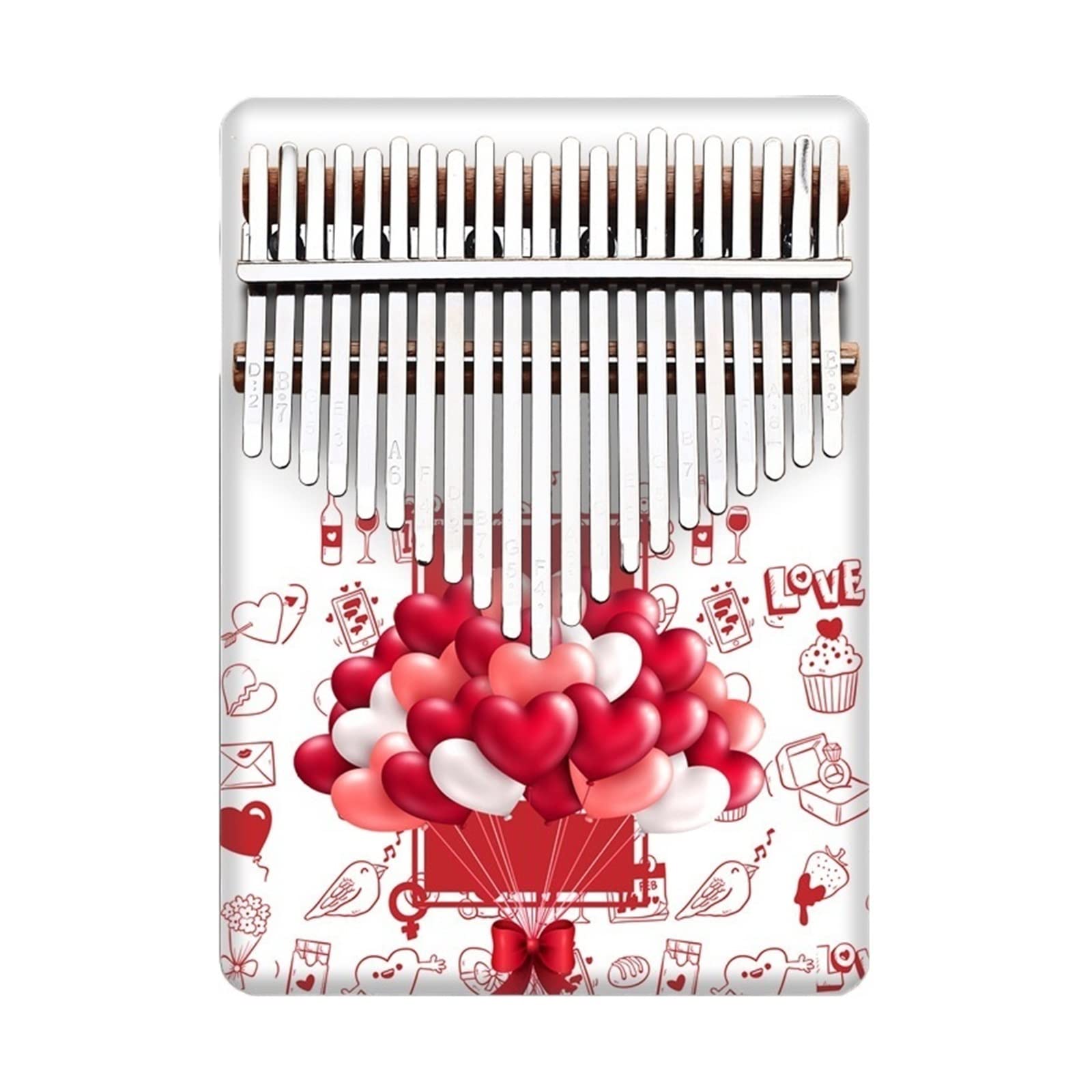 alumno Kalimba Kalimba 21 Teclas Pulgar Piano Instrumentos Musicales (Color : 4)