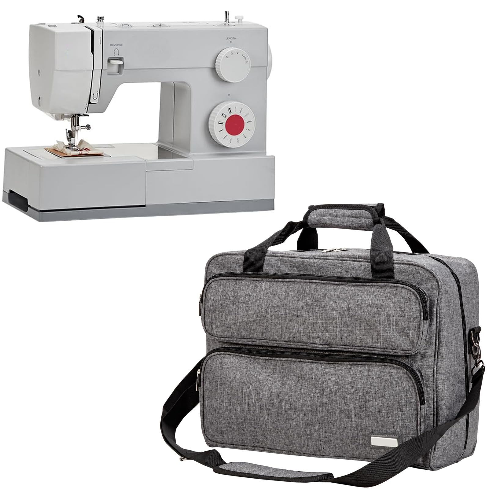 Borsa organizer per accessori da cucito densa con accesso superiore