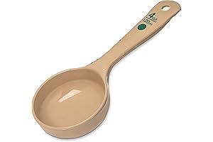 Carlisle 4oz Portion Control Capsule Beige Serving Spoons