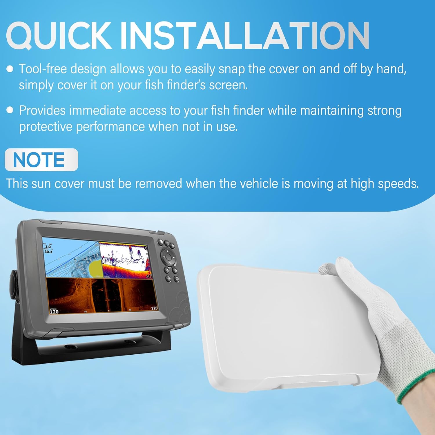 Fish Finder Sun Cover for Lowrance HOOK2