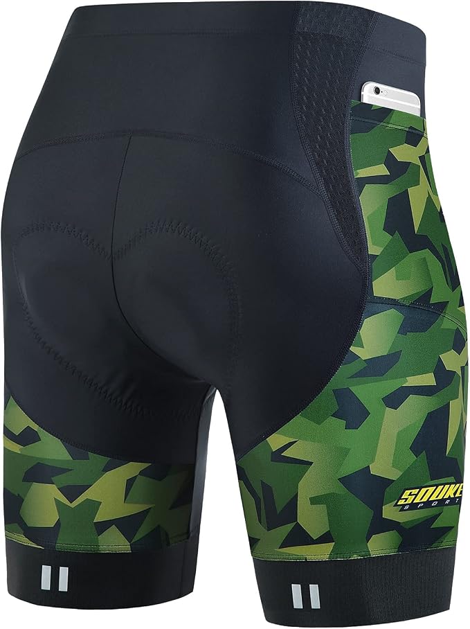 Souke Sports Pantaloncini Ciclismo Uomo,Pantaloncini da Bicicletta  Imbottiti 4D,Calzoncini Ciclista,Pantaloncino Spinning,Pantaloncini  Fondello MTB,Traspiranti,Asciugatura Rapida : Amazon.it: Abbigliamento