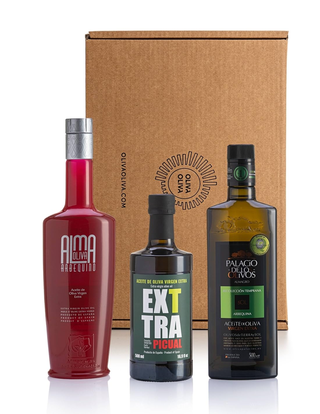 Mejores Aceites Virgen Extra del Mundo London IOOC 2025 - Caja regalo 3x500 ml