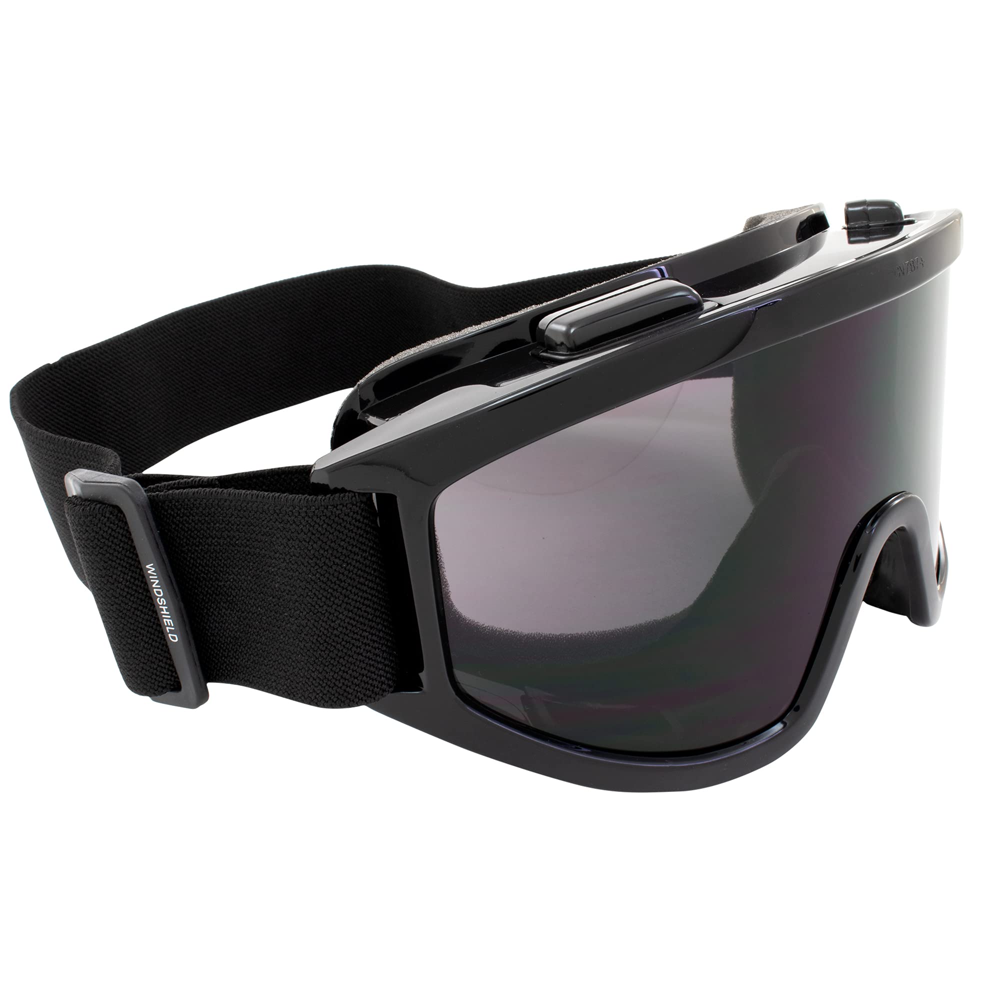 Lunettes Moto Pliables Adventure Global Vision – Cadre Noir & Verres Fumés – Protection UV400, Anti-rayures & Ultra Compactes