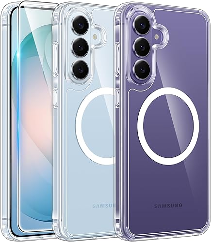 Miniatura 392 de FNTCASE para iPhone 15 Funda Transparente: Fundas para iPhone 14/13 Compatibles con Magsafe, Funda Anti-Amarilleo, Grado Militar de Protección