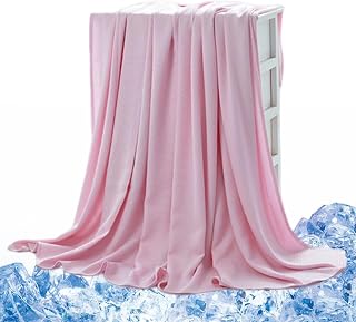 Sommar kyl| Ice Cooling Comfort | Luftkonditioneringstäcke för bambufiber | Lätt och tunn hudvänlig