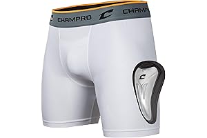 CHAMPRO Compression Boxer Shorts with Athletic Cup: Baseball's Supreme Protective Gear
