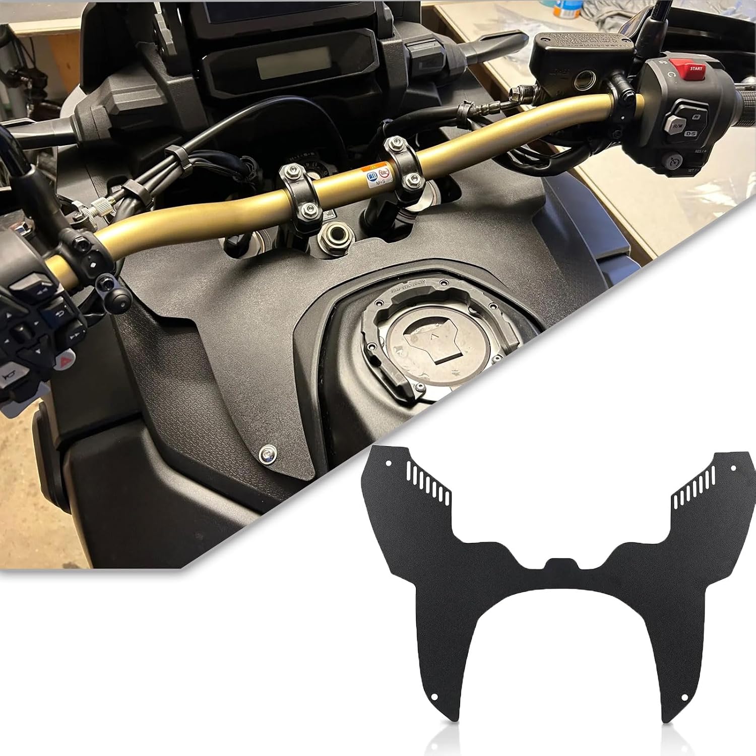 Motorcycle Forkshield Updraft Deflector Updraft Fuel Tank Wind Deflector Air Spoiler fit for Ho&nda Africa Twin CRF1100L CRF 1100L CRF 1100 L Twin Adventure Sports ES DCT 2020-2025