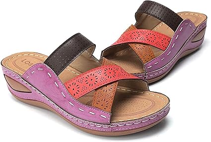 Amazon.com: JDSV Sandalias para mujer Cuñas Verano, Mujeres Premium  Ortopédica Open Toe Sandalias Vintage Transpirable Sandalias Verano Playa  Zapatos Romanos, Rosa, 41 : Ropa, Zapatos y Joyería