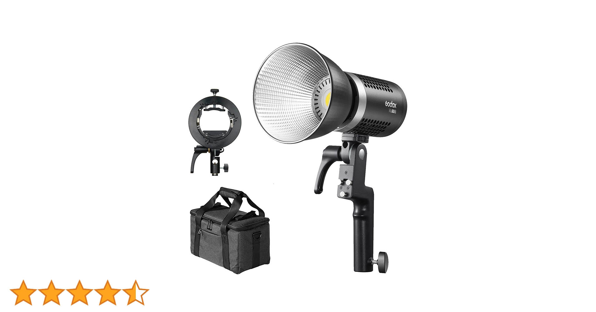Godox ML60 手持ち式LEDビデオライト 60W 5600K Godox ML60 手持ち式LEDビデオライト 60W 5600Kデュアルパワー