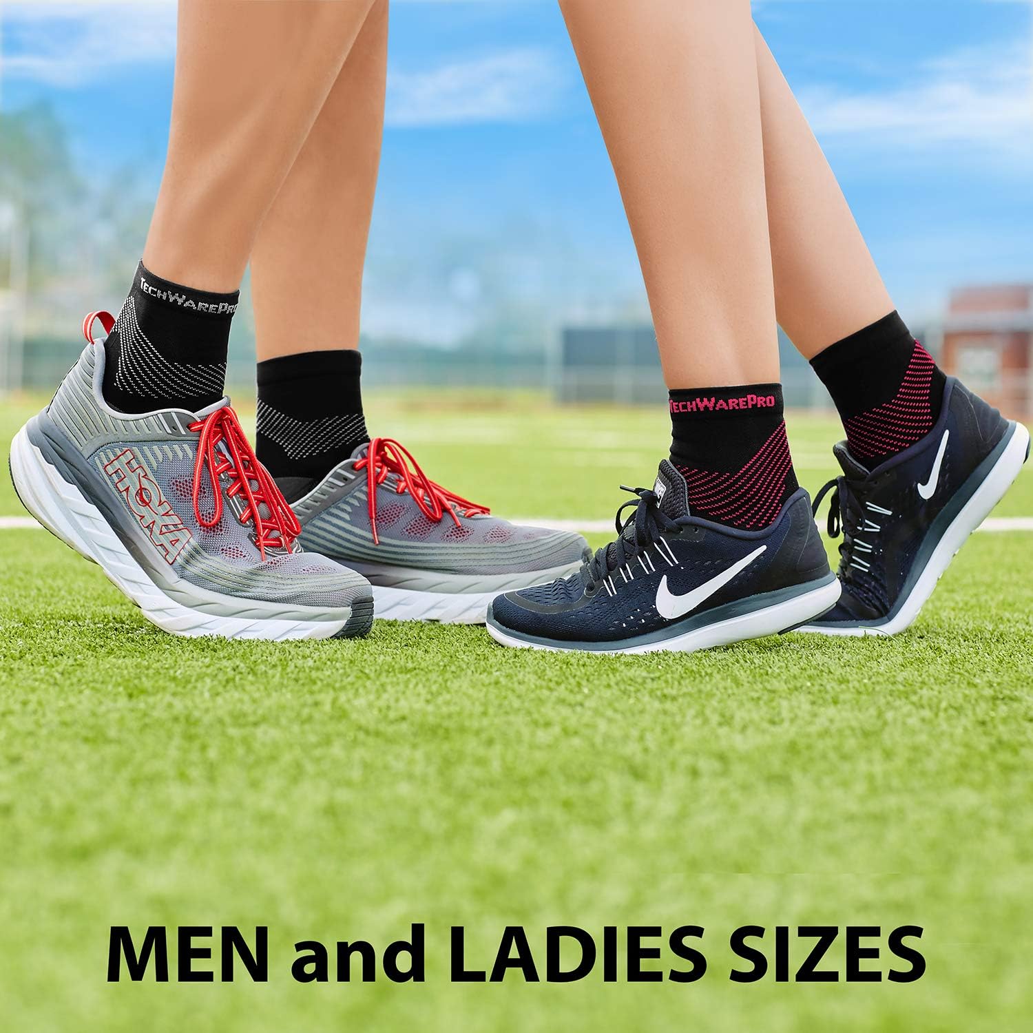 Plantar Fasciitis Socks – Cushion Ankle Compression Socks Women & Men. Achilles Tendonitis Brace & Arch Support