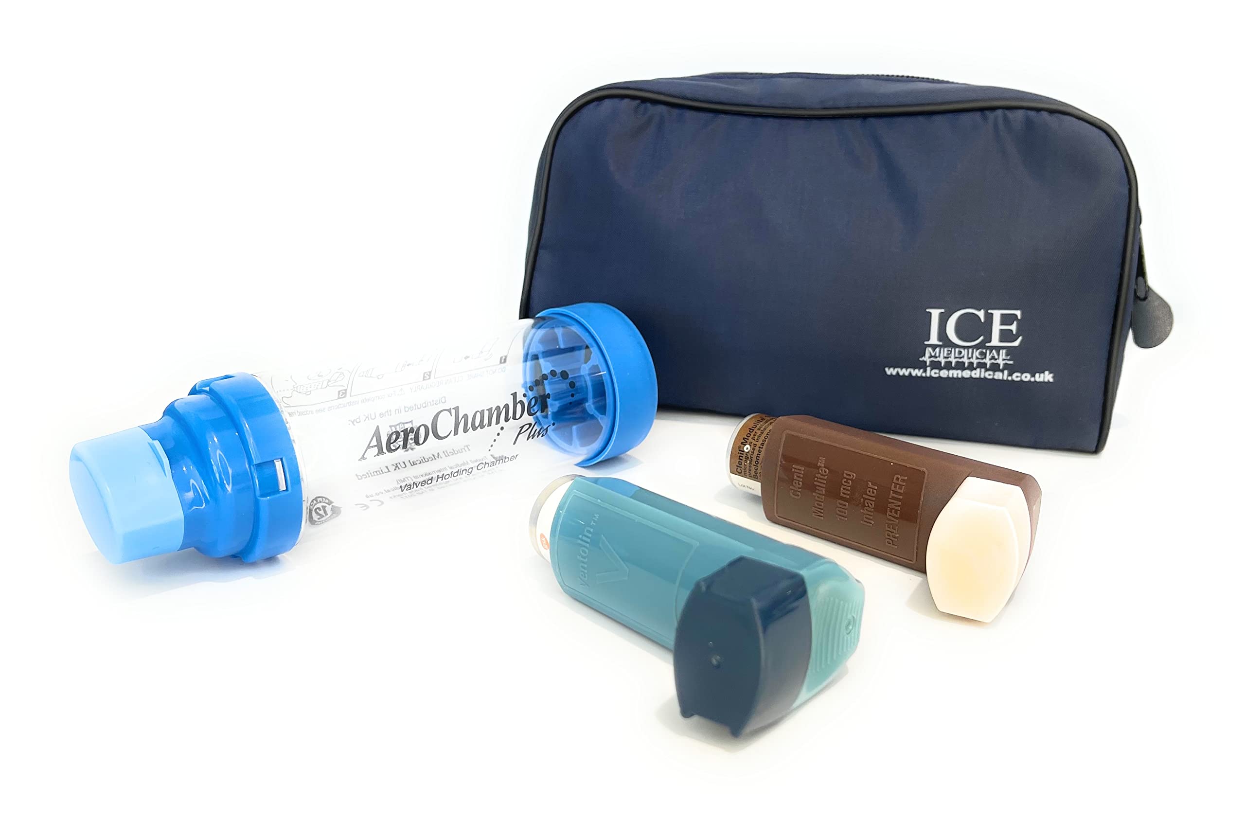 Bolsa para inhaladores - Medio (Azul Medianoche)