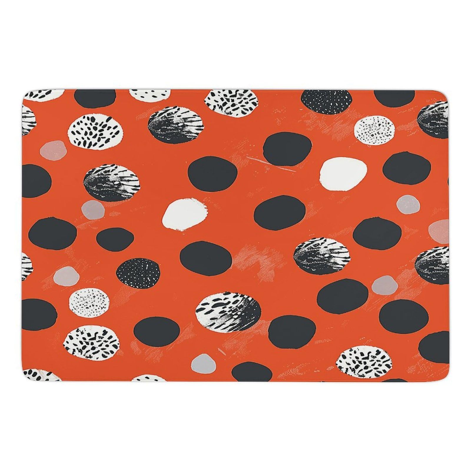 Tapis de salon anti-poussière en velours corail, idéal pour chambre et terrasse