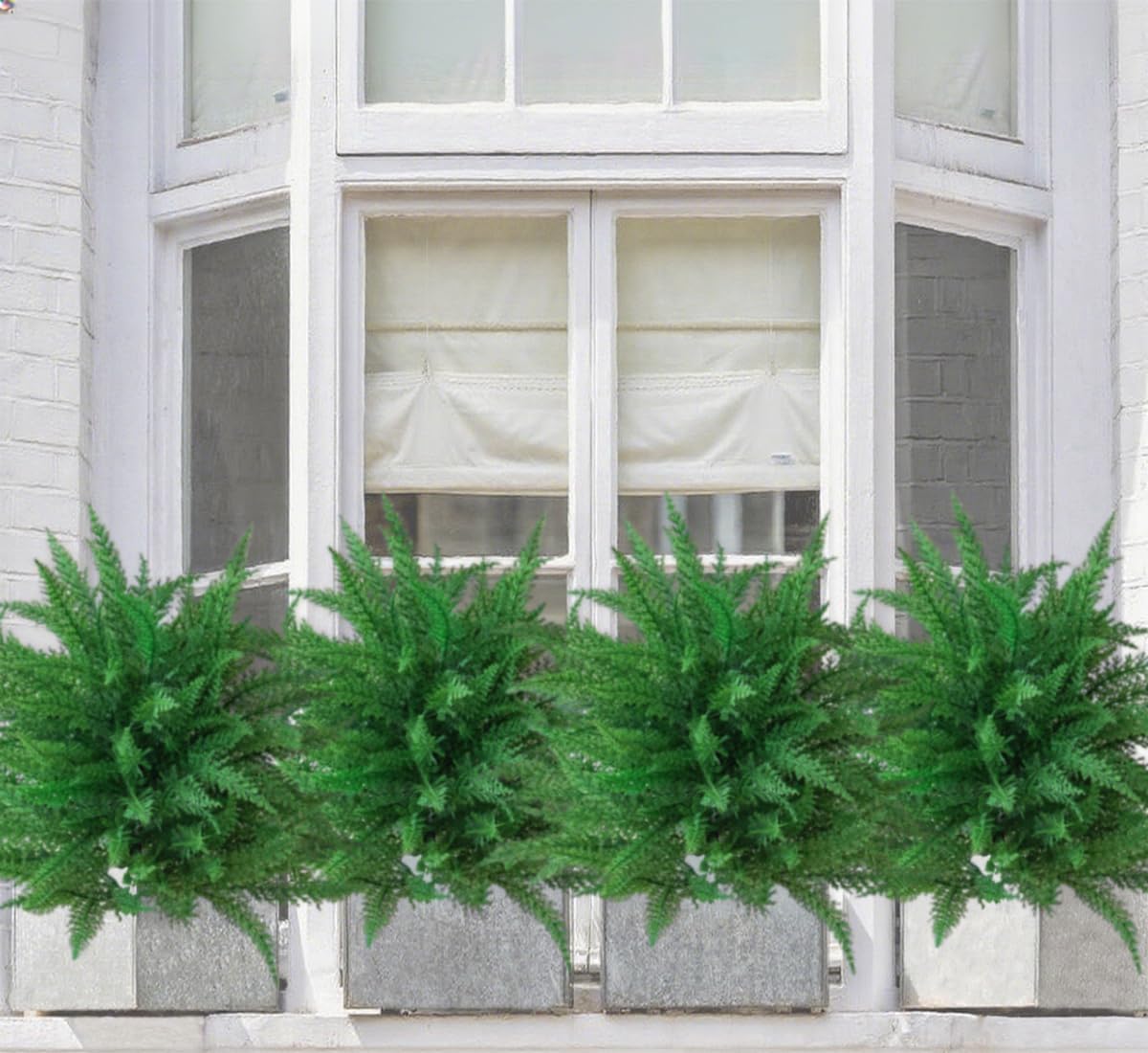 2pcs Artificial Plant with Ground Spike,Artificial Topiary Plant Bushes for Indoor Outdoor, UV Resistant Faux Cedar Ball Trees Fake Cypress Winter Christmas Decor for Porch,Entryway,Garden,Yard