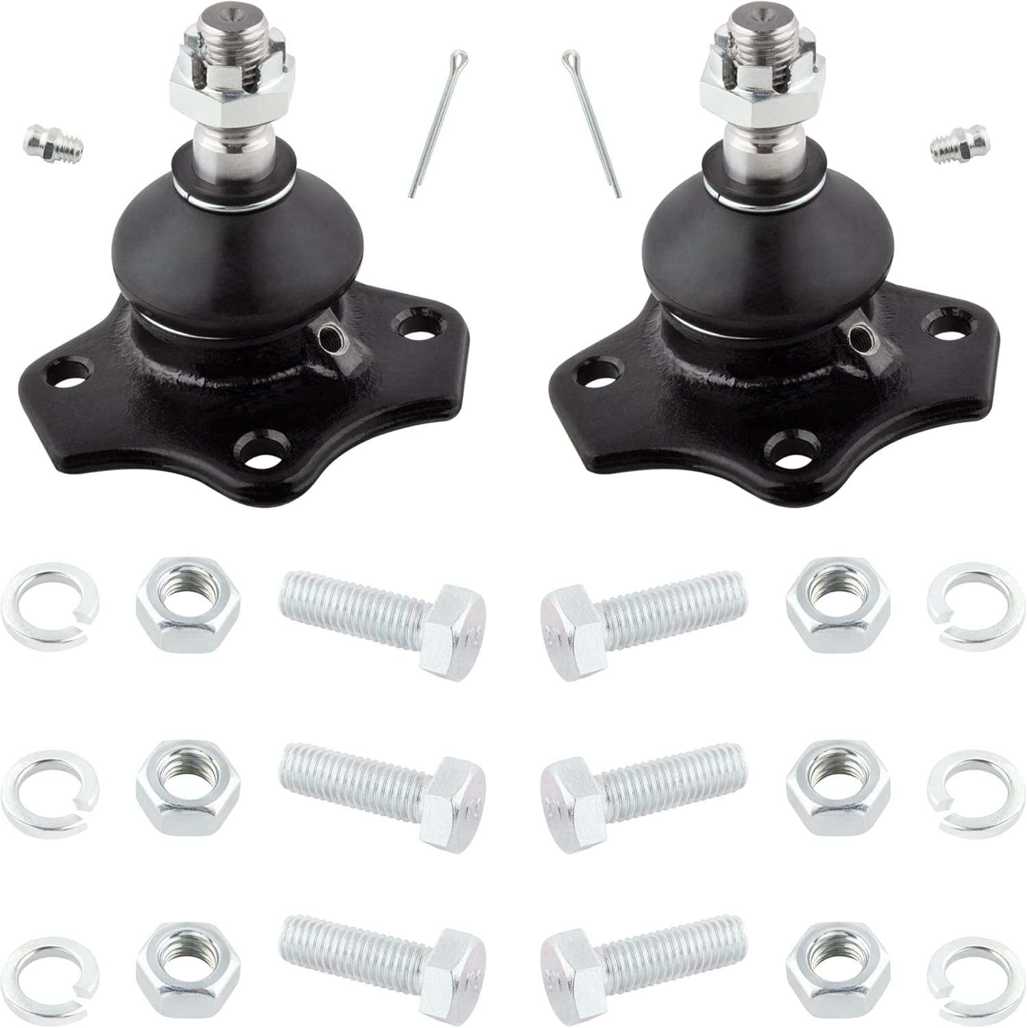 K8142 Front Suspension Upper Ball Joints Left & Right for Ford Falcon 1963-1970 Maverick 1970-1977 Mustang 1965-1973 Mercury Comet 1971-1977 Cougar 1970-1973, Pack of 2