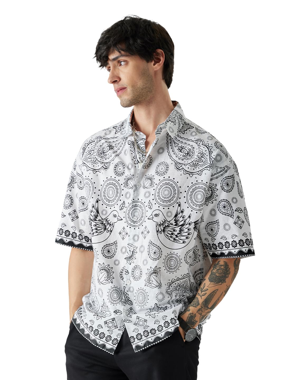 The Souled Store Men's Cotton Oversized Fit Original King Of Spades Oversized Shirts - Review, Price and Buying Guide