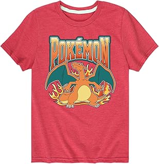 Pokémon - Charizard Collegiate - Toddler and Youth Short Sleeve T-Shirt