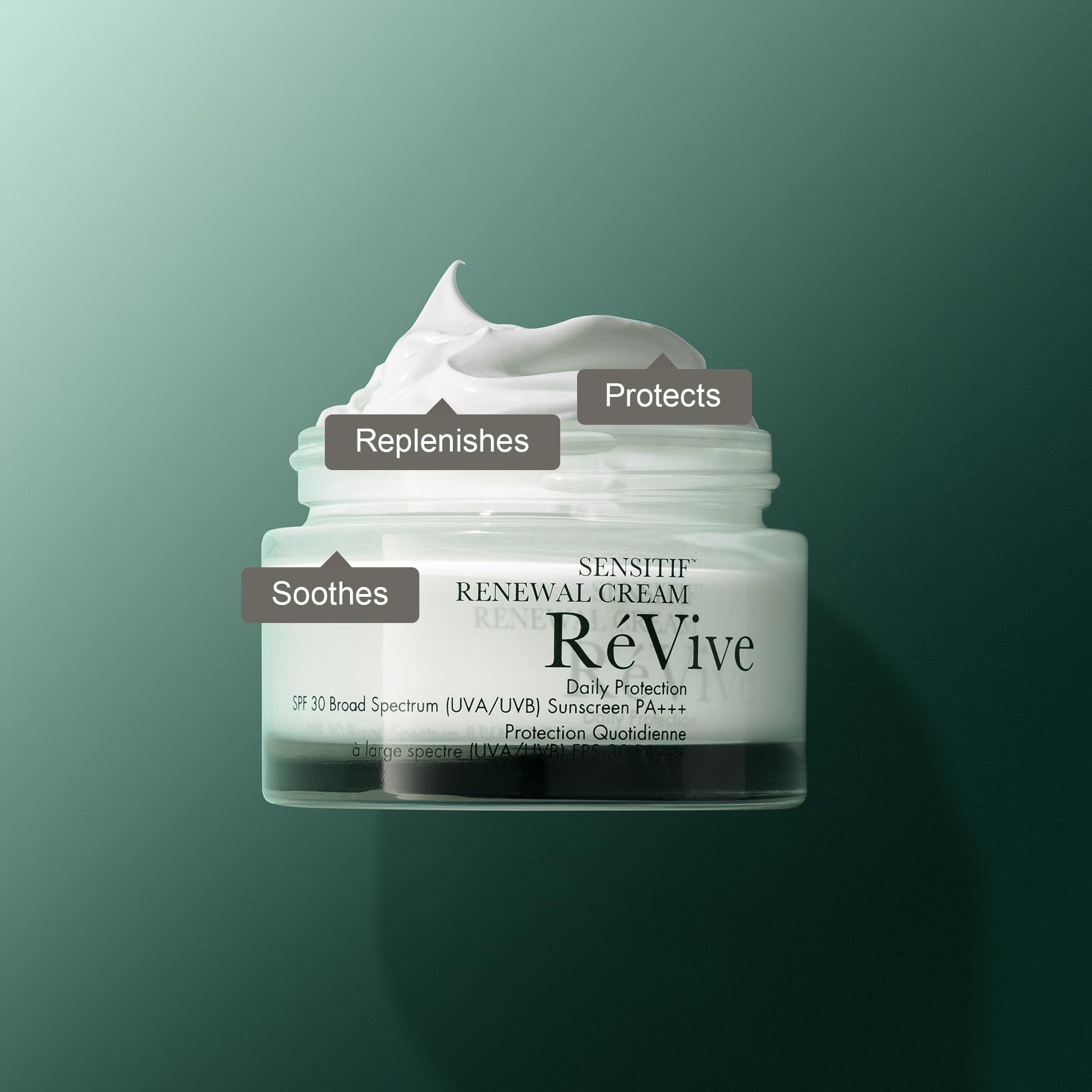 RéVive Firming Face Cream with SPF 30 - Sensitif Renewal Facial Moisturizer - Anti Aging Face Moisturizer for Sensitive Skin - Helps Improve Skin Clarity, Tone & Elasticity (50g)