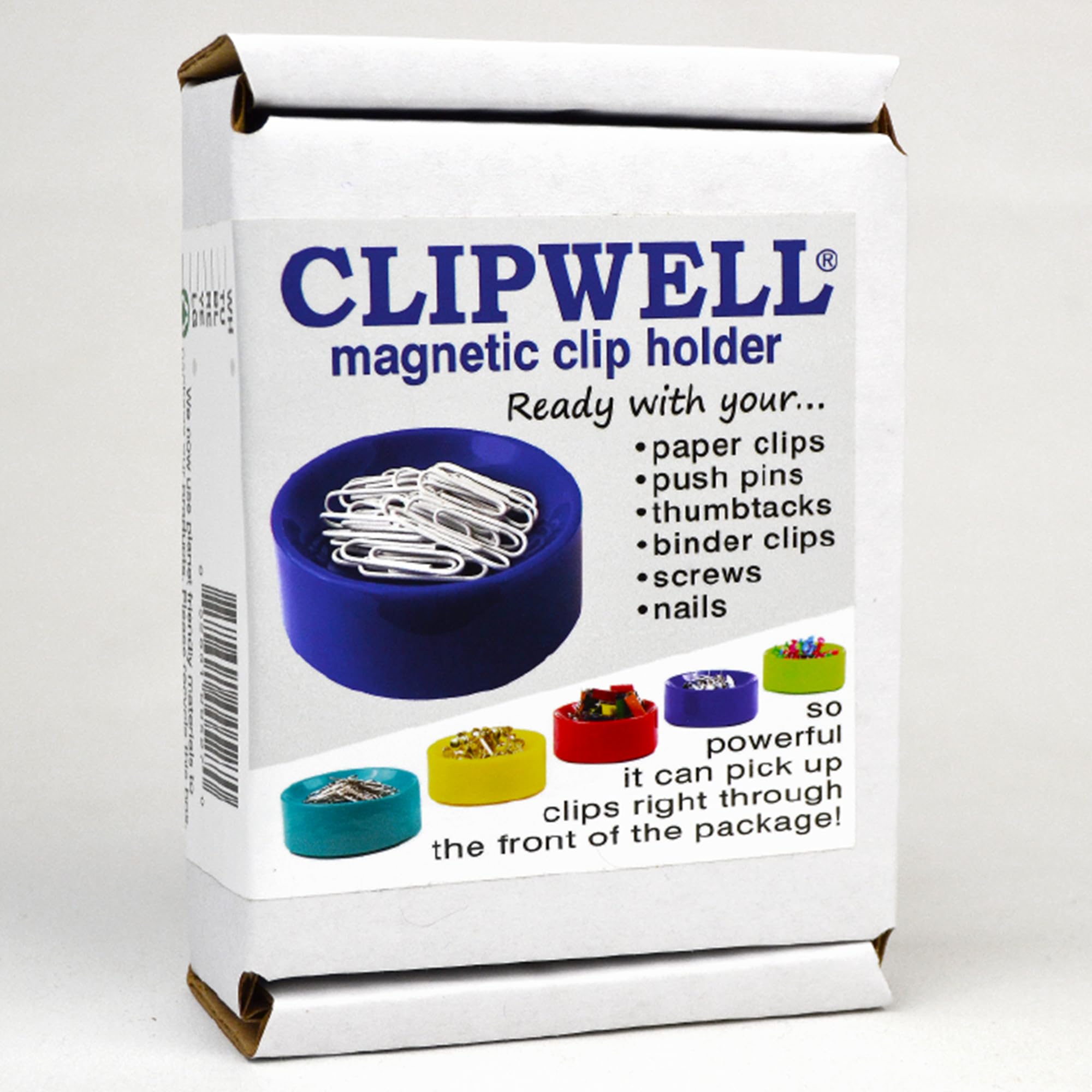 Amazon.com : Clipwell Magnetic Paper Clip Holder - Easy Toss