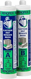 Renoflex Grün 600ml – Holzspachtelmasse 2K Holzkitt Holzfäule Reparatur schleifbar Innen & Außen