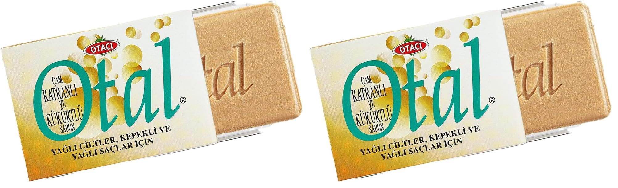Otacı Otal Sabun Kükürtlü - Katranlı 2li paket