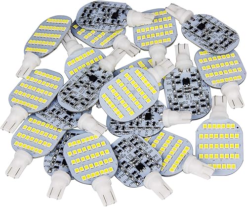 Bombillas LED T10 921 922 912 súper brillantes para 12 V RV techo cúpula luz interior RV iluminación interior remolque cámper, blanco, 600 lúmenes