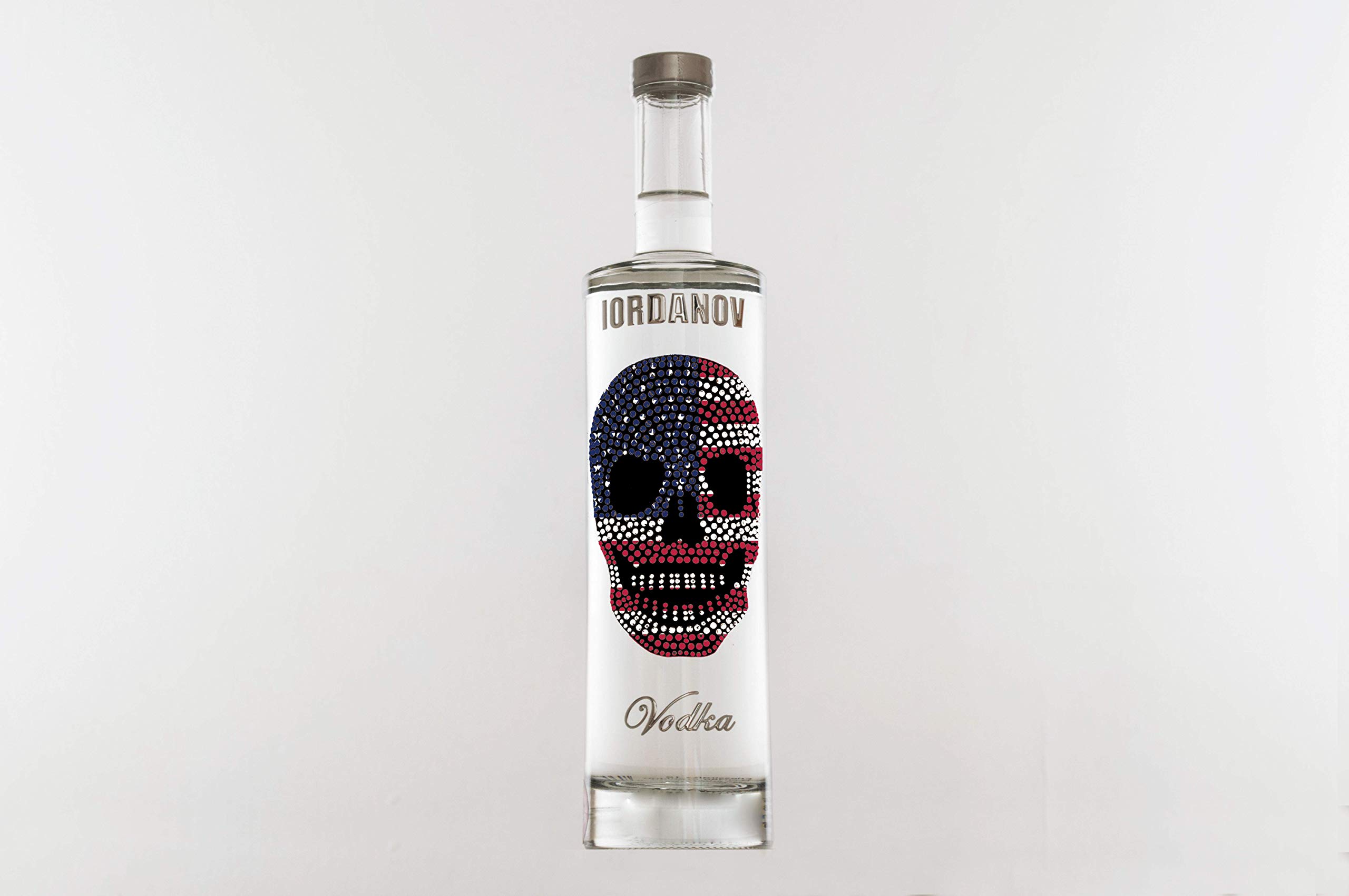 Iordanov Iordanov Stars and Stripes Skull Vodka, 70 cl