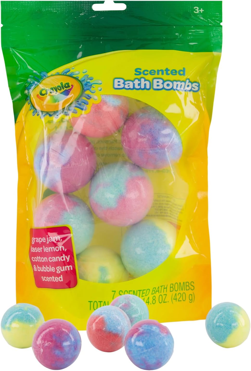 Crayola Colorful Scented Bath Bombs