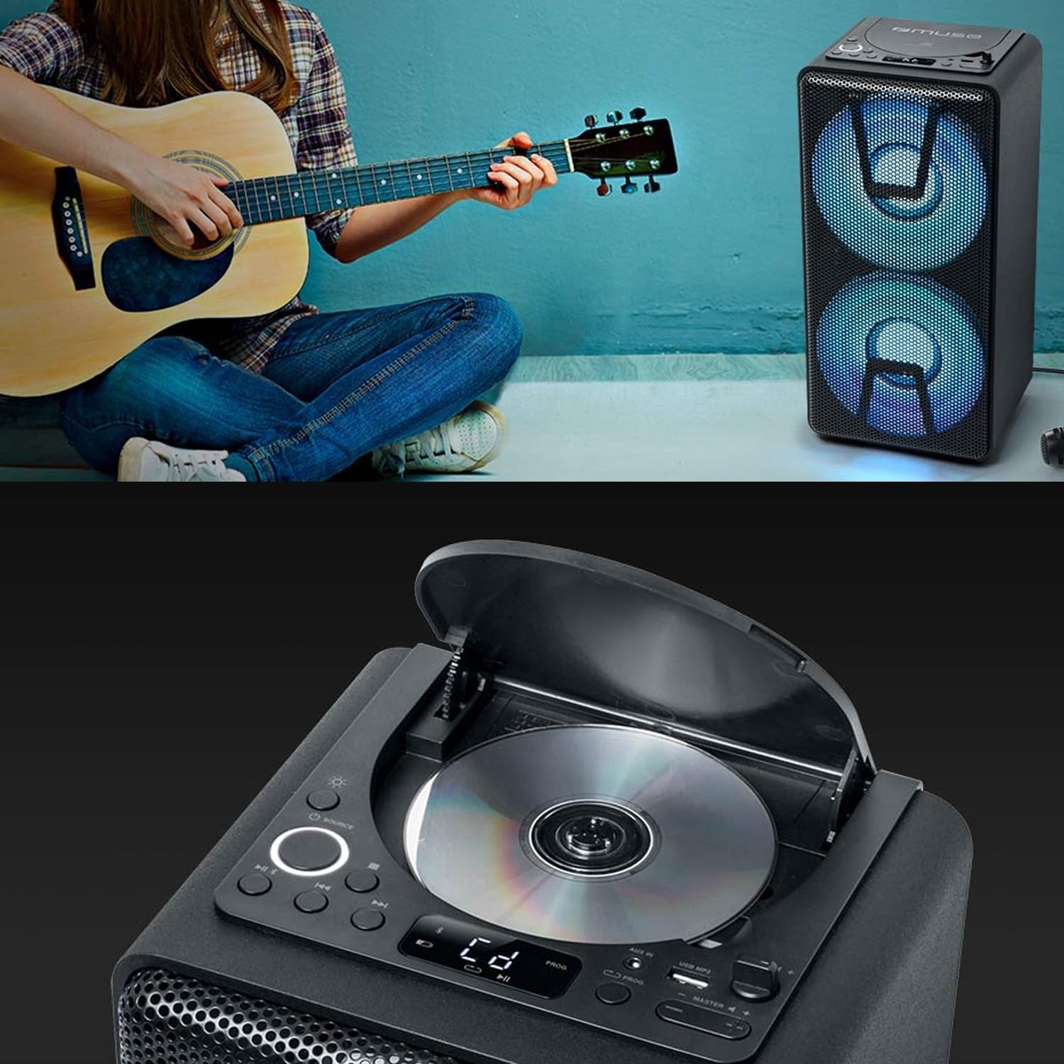 MUSE Enceinte Sono Portable M-1820 DJ