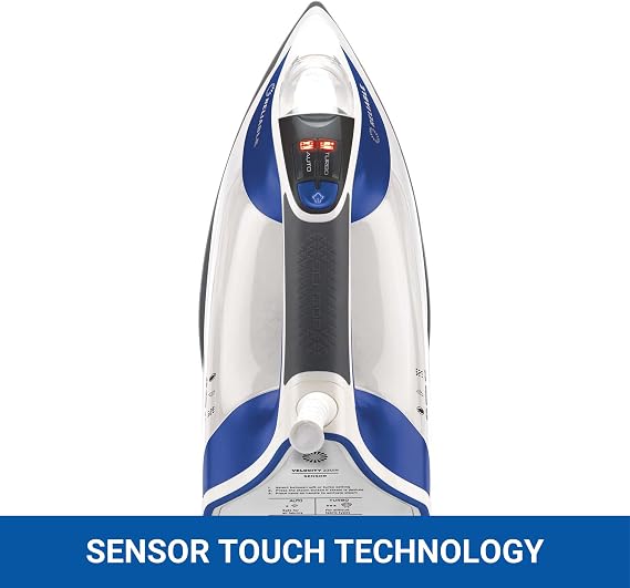 Reliable Velocity 240IR Steam Iron for Sewing, Quilting and Clothes, 1800W Compact Vapor Generator, Leak Free Continuous Steam, Touch Activated Control, Scratch Resistant and Easy to Clean Soleplate