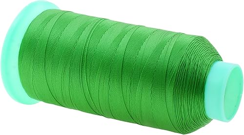 Miniatura 384 de Mandala Crafts Hilos de coser resistentes de nailon consolidado, hilo para tejer jeans de cuero, hilos de tapicería marina al aire libre, Beige