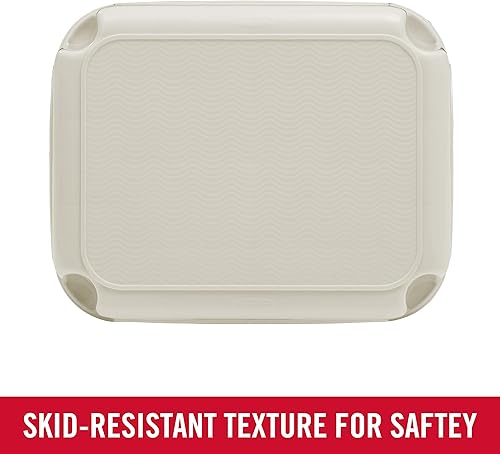 Miniatura 3 de Rubbermaid Taburete de cuello redondo bisque ligero soporta hasta 300 libras ideal para cocina baño resistente al deslizamiento