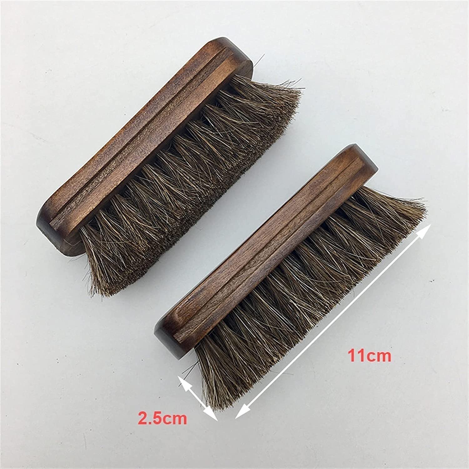 Cepillo for Zapatos, Crin de Caballo Cepillo for Zapatos Herramienta for pulir Botas de Fieltro Cepillo for Herramientas con cerdas