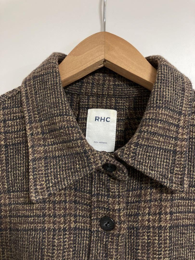 RHC Ron Herman ロンハーマンオーバーサイズ長袖ネルシャツ　Sサイズ RHC Ron Herman ロンハーマンオーバーサイズ長袖ネルシャツSサイズ