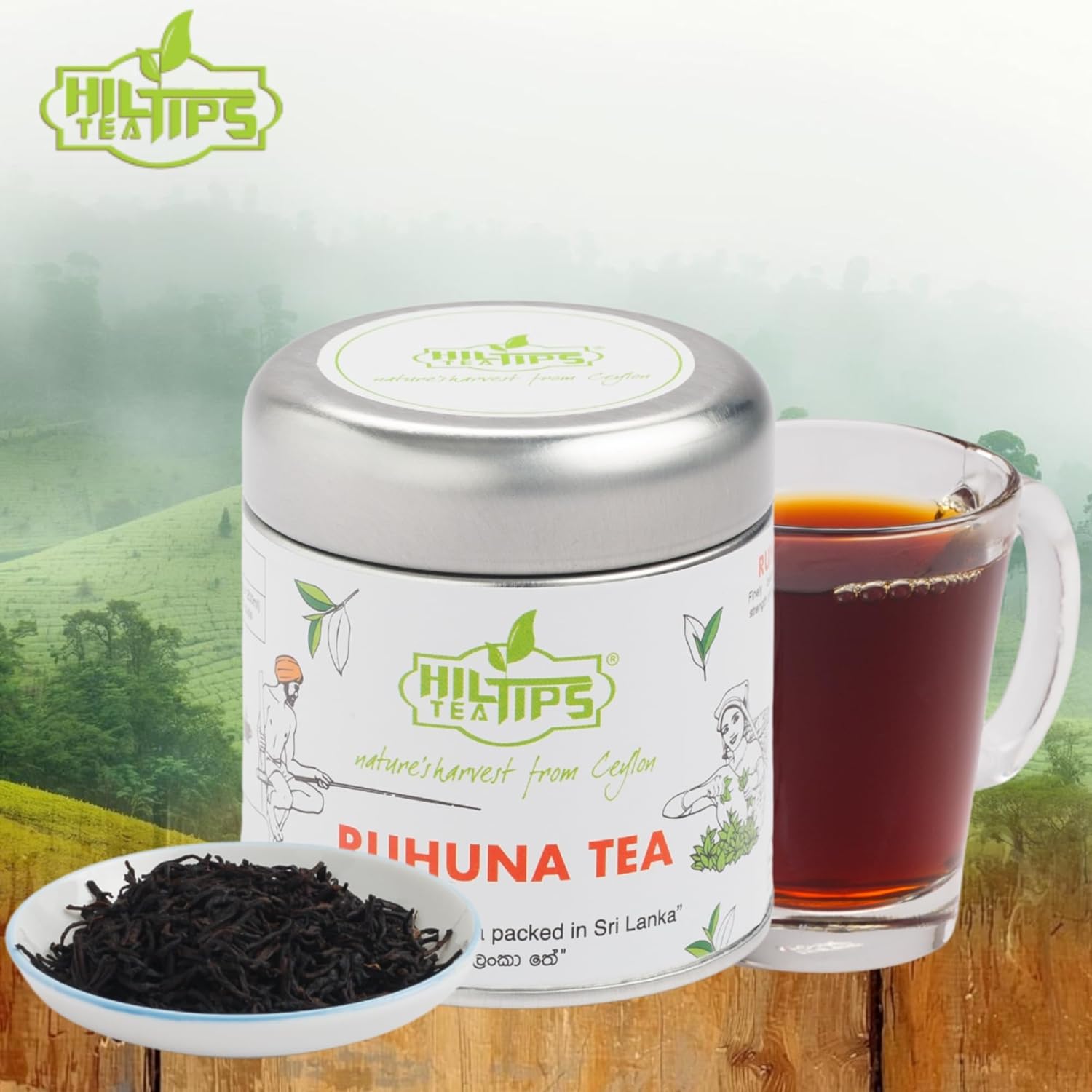 Single Origin Ruhuna Tea 25g, Premium Ceylon Black Tea, Loose Leaf, Hiltips - Image 2