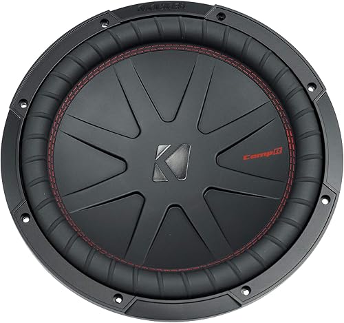 Miniatura 9 de Kicker 48CWR122 COMPR12 Paquete de subwoofer para automóvil de 1000 vatios y 12 pulgadas con Rockville RQB12 de 12 pulgadas QBOMB ventilada, acabado