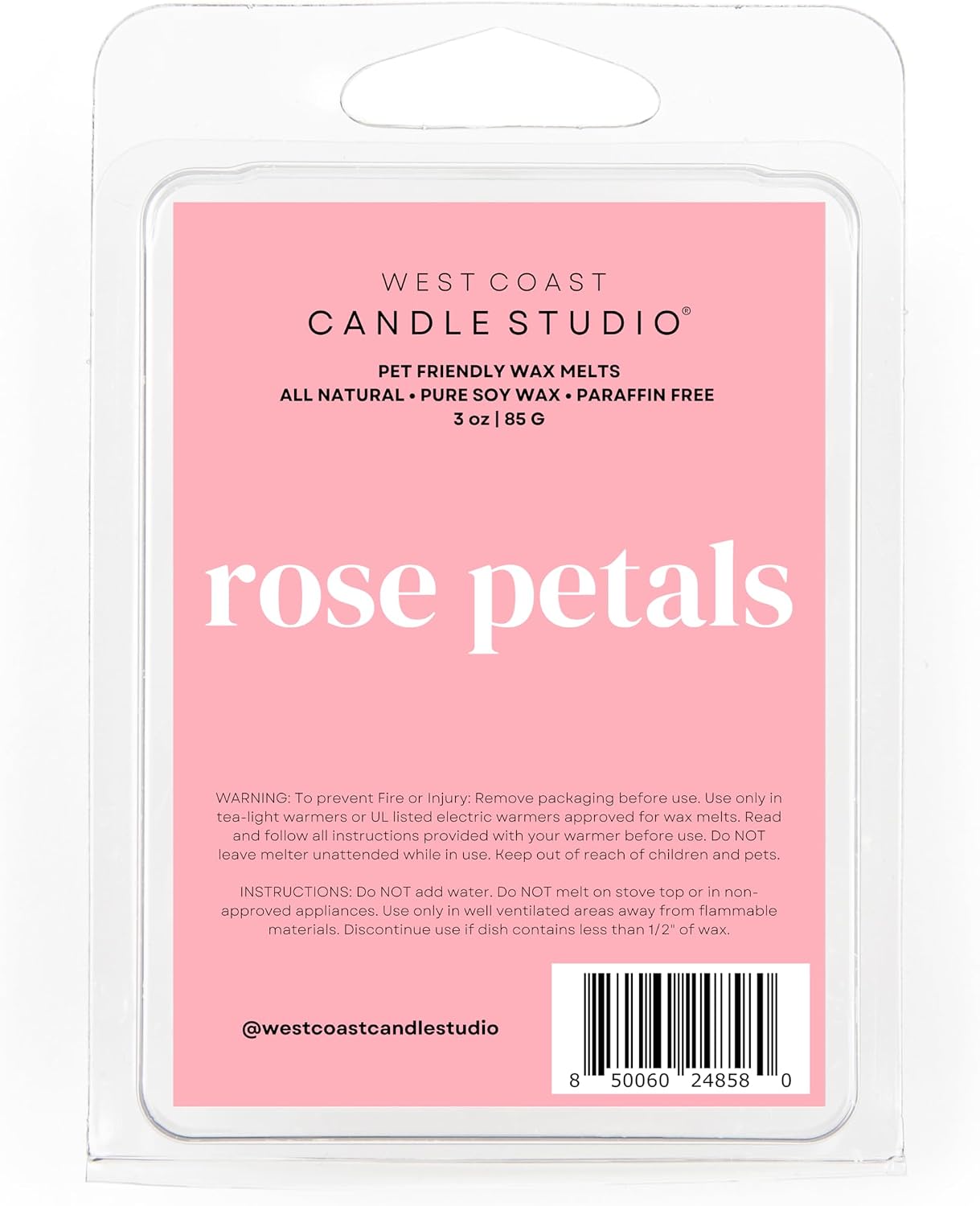 Pet Safe Wax Melts | Non Toxic Soy Wax Cubes for Warmers | Odor Eliminating Home Fragrance | Natural, Paraffin-Free, Long Lasting | Starburst | Strawberry, Mango & Vanilla