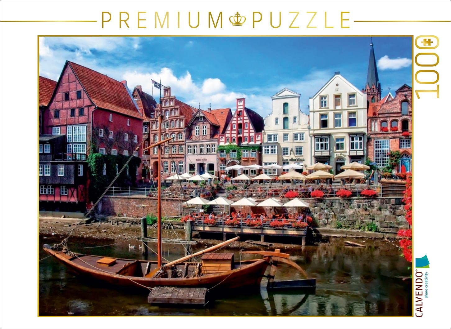 CALVENDO Puzzle 'Benno Ohnesorg Brücke' – 1000 Teile, 64x48 Cm, Premium-Qualität Aus Europa