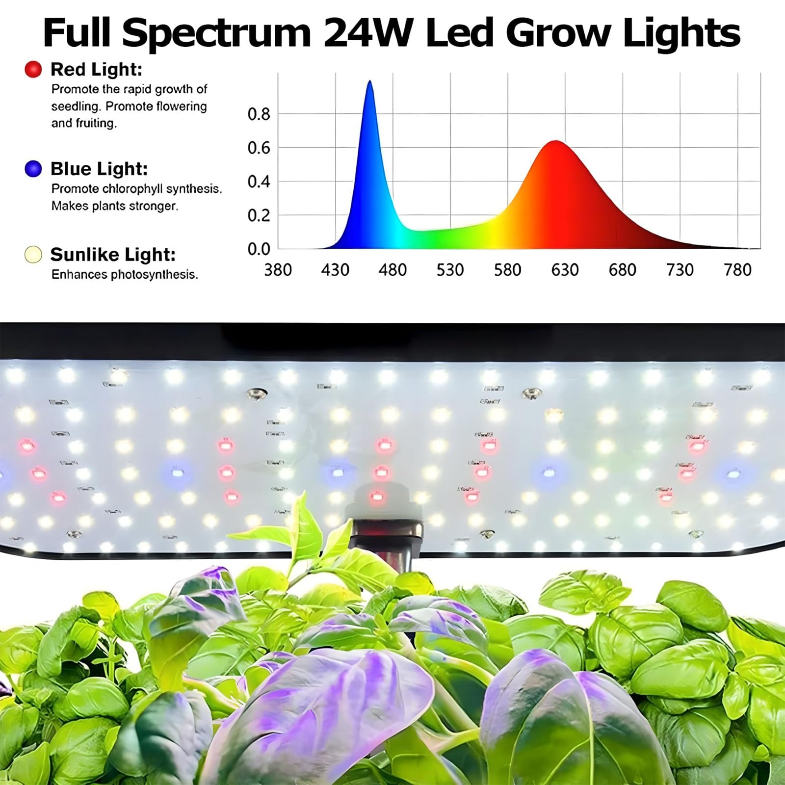 Zestaw Do Uprawy Hydroponicznej 12 Doniczek, 4L Inteligentny Ogród Ziołowy Do Wnętrz Z 20W Lampą Led Do Uprawy, Timerem, Automatyczną Pompą Wodną, Regulowaną Wysokością Do Warzyw I Owoców white
