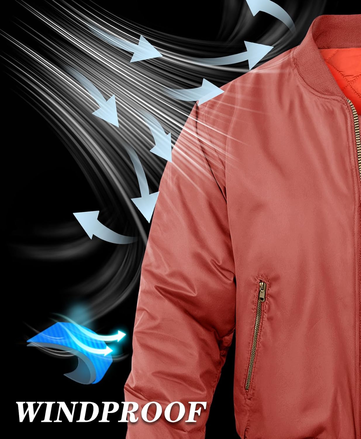 MAGNIVIT Men's Bomber Jacket Casual Fall Winter Military Jacket and Coats Outwear - Image 3