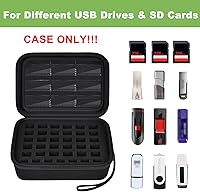 Vista 2 de Funda para unidad flash USB, tarjeta SD, tarjeta de memoria y unidades de pulgar para SanDisk, para Samsung, organizador de almacenamiento protector