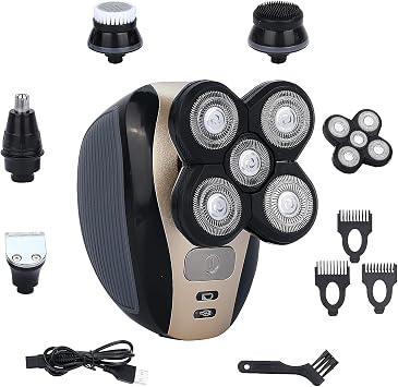 Shaver Razor for Men 5 in 1 Buffet Hair Clipper 4D Whole Body Wash